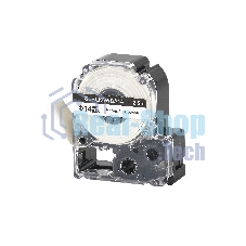Кассета с лентой S'OK by Sakura Printing BLK6WBA14 для Epson, черный на белом, 14мм/2.5м