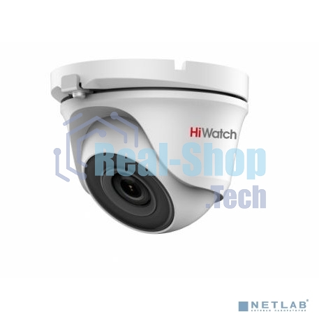 Камера видеонаблюдения HiWatch DS-T203(B) 2.8-2.8мм HD-CVI HD-TVI цветная корп.:белый