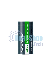 Аккумулятор GoPower Li-ion 16340 PK1 3.7V 650mAh без защиты