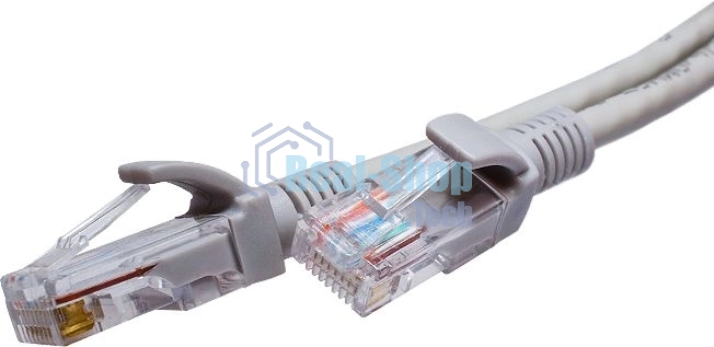 Патч-корд Suprlan 10-0142 UTP RJ-45 вил.-вилка RJ-45 cat.5e 1м серый LSZH 24AWG