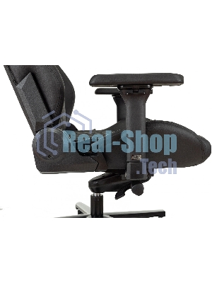 Кресло Knight Craft черный, экокожа, 120 кг, механизм качания