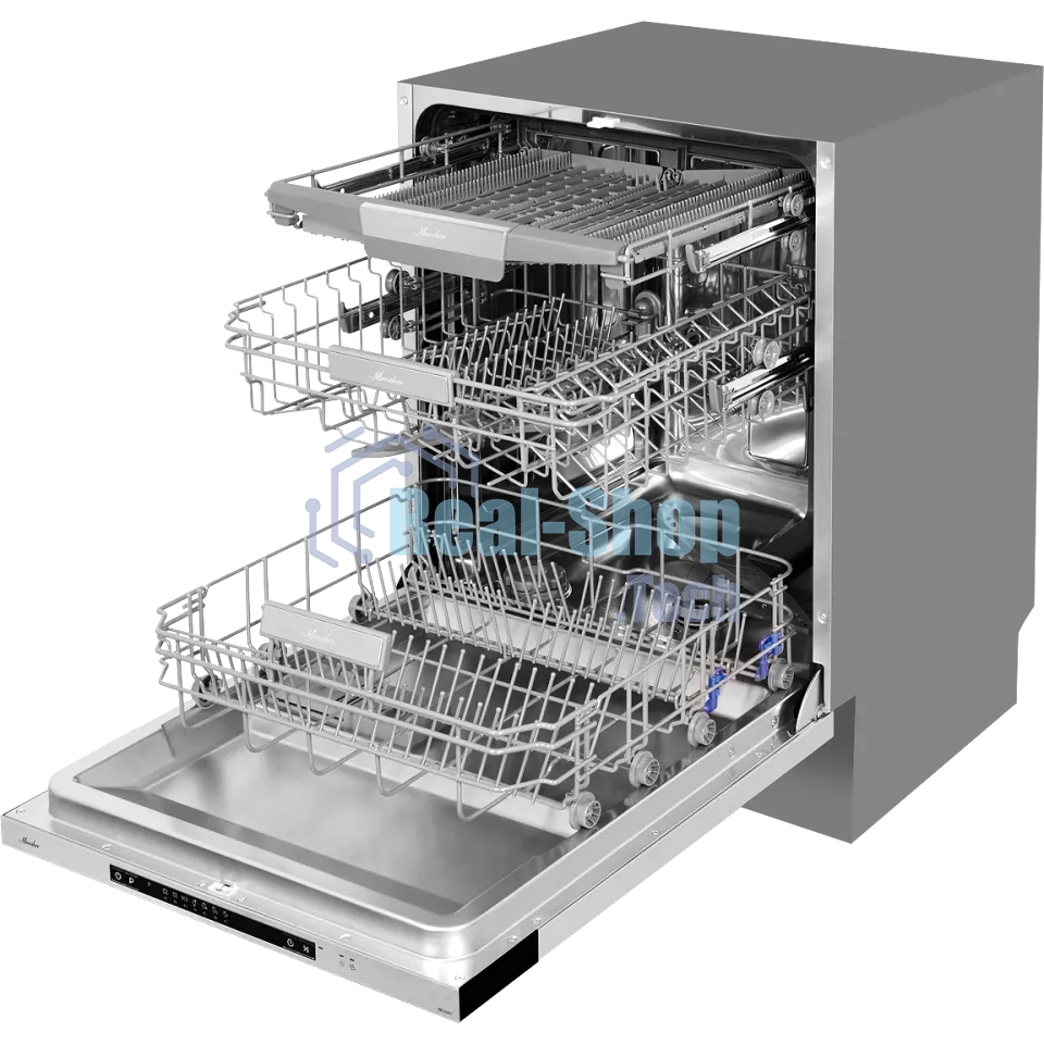 Встраиваемая посудомоечная машина Monsher MD 6003, серебристый, 59.8 см, 14 компл., 52 дБ, класс A++