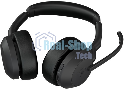 Гарнитура Jabra Evolve2 55 чёрный, беспроводная, Bluetooth, до 16 ч
