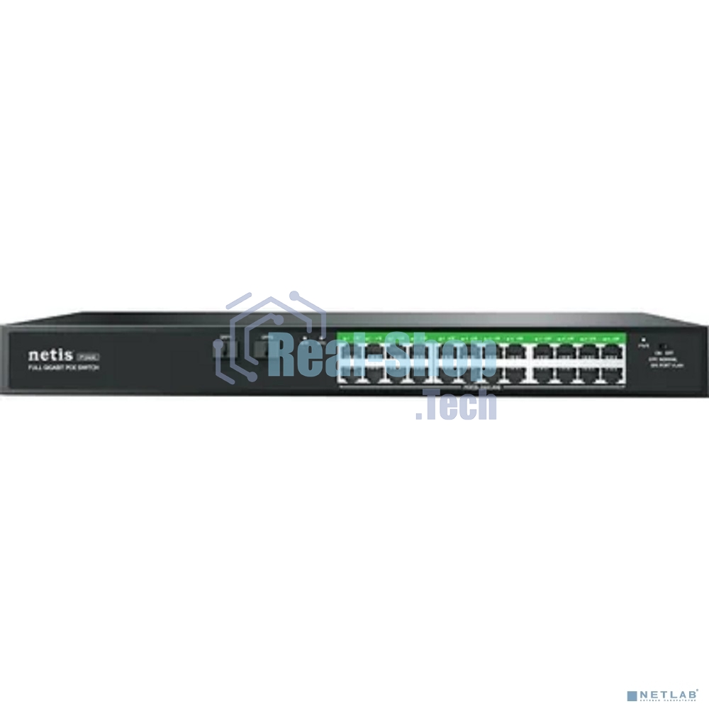 Коммутатор Netis 24PORT 10/1000M POE 2 SFP COMBO P124GC