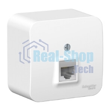 Розетка компьютерная ОП Blanca RJ45 кат.5e изол. пласт. бел. SchE BLNIA045001