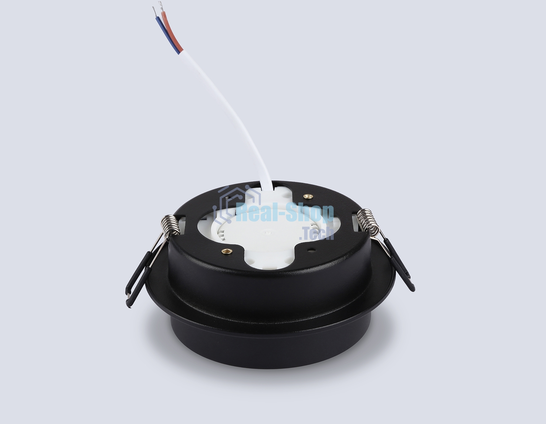 Светильник Ambrella light TN6708 BK черный IP44 GX53 max 15W D105*45