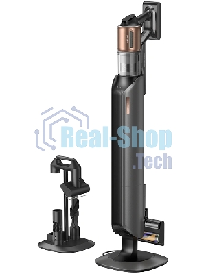 Пылесос вертикальный Dreame Cordless Vacuum Cleaner Z20AquaCycle Station черный/золотистый, питание от аккумулятора, 250 Вт, уборка влажная/сухая, пылесборник 0.6 л
