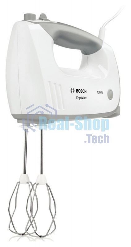 Миксер стационарный Bosch MFQ36460 450Вт белый/серый