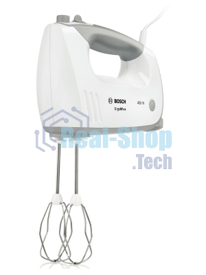 Миксер стационарный Bosch MFQ36460 450 Вт, белый/серый