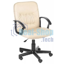 Кресло компьютерное OLSS Чип Ультра бежевый экокожа Крестовина 
