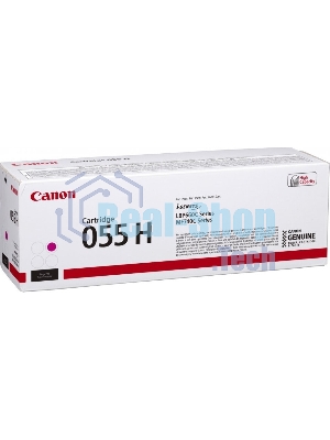Картридж лазерный Canon 055 H M (3018C002) пурпурный (5900 стр.) для Canon i-SENSYS серий MF740, LBP660.