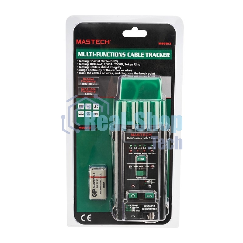 Тестер трассоискатель с генератором сигнала MS6813T MASTECH