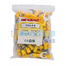 Наконечник вилочный изолированный Rexant 8.4 мм 4-6 мм² (НВи 6.0-8) желтый