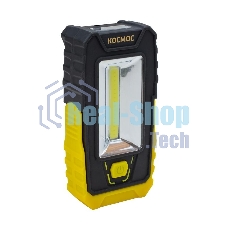 Фонарь 5Вт СОВ 3LED клипса для крепл. магнит поворотная подставка 3хААА Космос KocAu6006COB