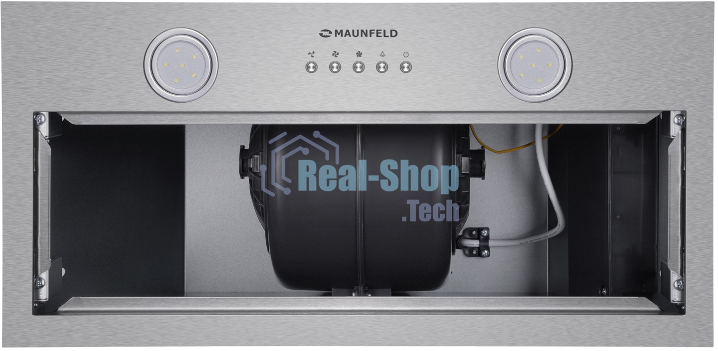 Вытяжка встраиваемая Maunfeld Trapeze 602M нержавеющая сталь, 60 см, 1150 куб. м/ч, 54 дБ