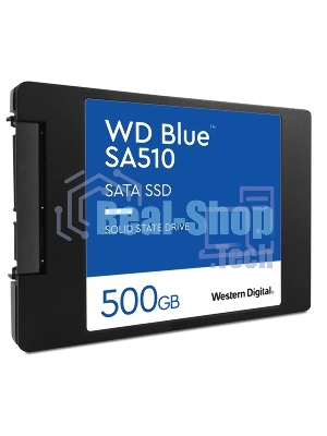 Накопитель SSD WD Blue SA510 WDS500G3B0A, 500GB, SATA III, 2.5
