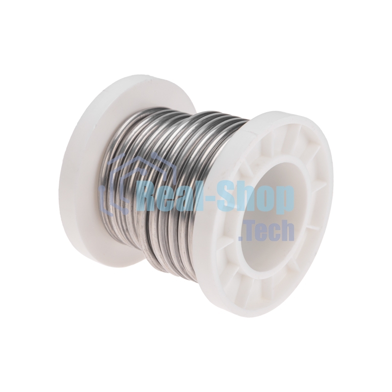 Припой с канифолью Rexant ПОС-61, 100г, Ø3мм, (олово 61%, свинец 39%), катушка