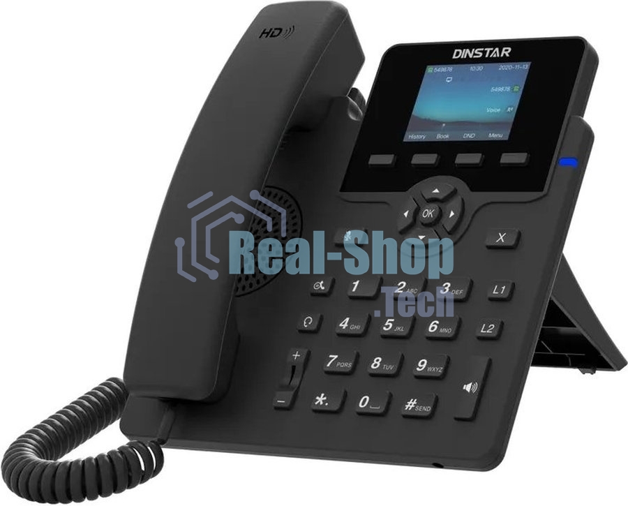 Телефон IP Dinstar C62UP черный