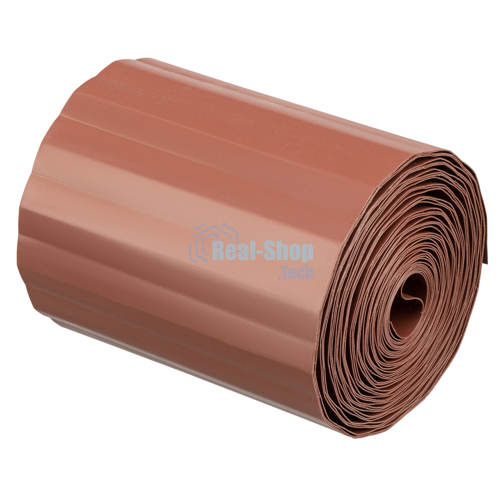 Бордюрная лента Palisad 15х900 см, полипропиленовая, коричневая,