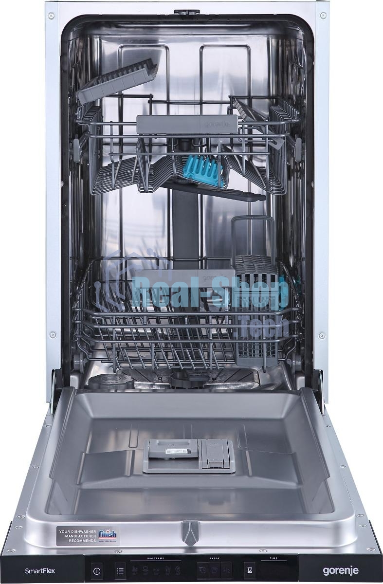 Встраиваемая посудомоечная машина Gorenje GV541D10, черный, 44.8 см, 9 компл., 45 дБ, класс A+++