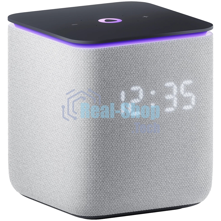 Умная колонка Яндекс Станция Миди, ZigBee, 24Вт, с голосовым ассистентом Алиса на YaGPT, серый