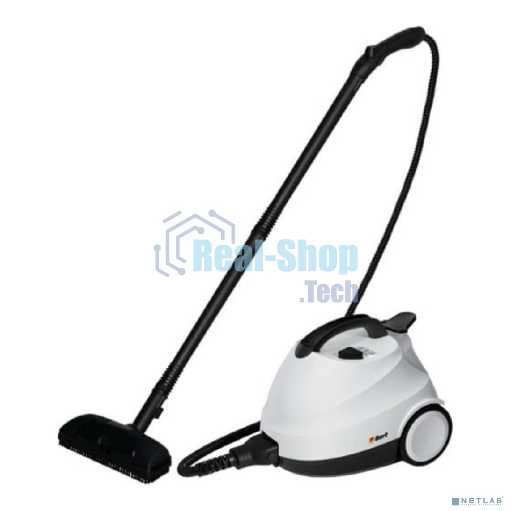 Пароочиститель Bort BDR-2700-R, 2200 Вт; 4 бар; Постоянная подача пара 45 г/мин; Температура пара 143 °С; Емкость бачка 1200 мл; Объем бойлера 1,5 л; Время нагревания 360 с; Время непрерывной работы 35 мин; Длина шланга 2 м; Длина шнура питания 3 м; Разме