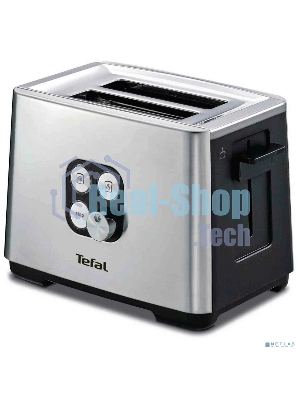 Тостер Tefal TT420D30 серебристый, 900 Вт, 2 слота