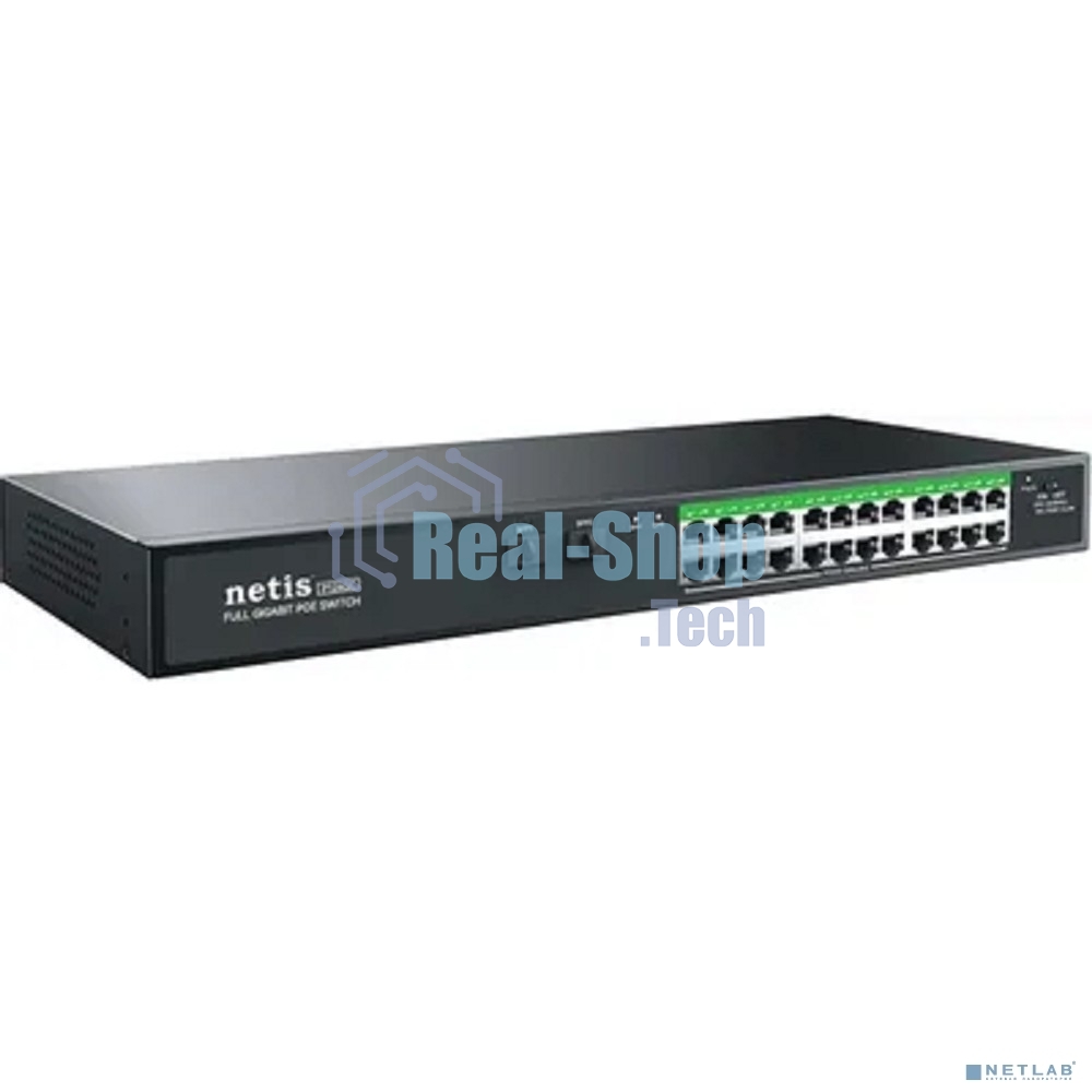 Коммутатор Netis 24PORT 10/1000M POE 2 SFP COMBO P124GC