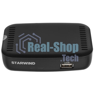 Приставка для цифрового ТВ Starwind CT-160 черный, DVB-T2, DVB-T, DVB-C, HDMI, USB 2.0 х2