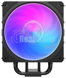 Кулер для процессора Cooler Master Hyper 212 ARGB черный, 120 мм, алюминий/медь, 1800 об/мин, 27 дБ, 4 pin, 150 Вт, 157 мм