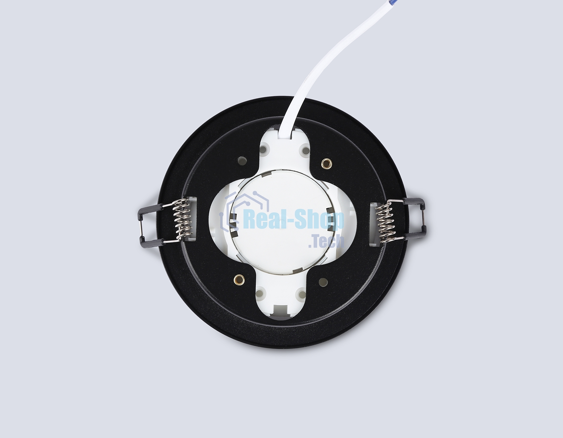 Светильник Ambrella light TN6708 BK черный IP44 GX53 max 15W D105*45