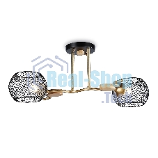 Светильник Ambrella light TR80162/2 BK/GD черный/золото E27/2 max 40W 550*360*220