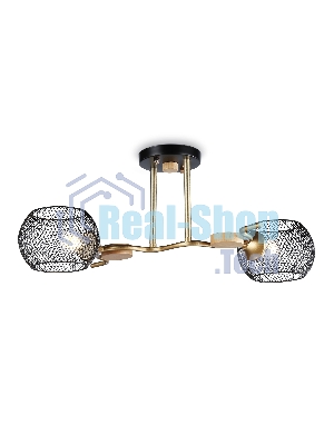 Светильник Ambrella light TR80162/2 BK/GD черный/золото E27/2 max 40W 550*360*220