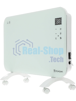 Конвектор электрический Neoclima AURA-1500W белый, 1500 Вт, 20 м2, электронный термостат, Wi-Fi