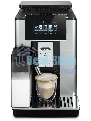 Кофемашина автоматическая DeLonghi ECAM610.55.SB черный/серебристый, исп. кофе - молотый/зерновой, 2.2 л, 1450 Вт, 19 Бар
