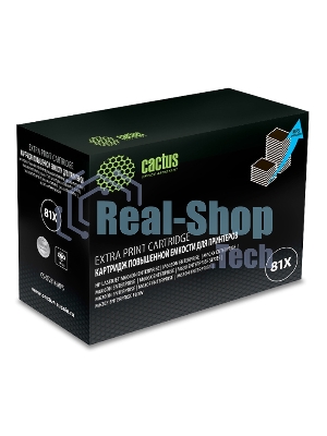 Картридж лазерный Cactus CS-CF281X-MPS черный (30000 стр.) для HP LJ Ent M630/M605dn/M606dn/M605x