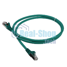 Патч-корд Lanmaster LSZH FTP кат.6, 1.0 м, зеленый