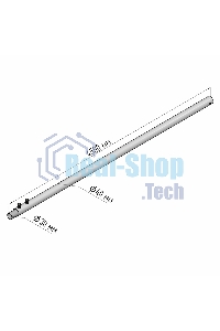 Мачта для антенн алюминиевая Rexant 450 см телескопическая