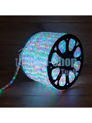 Дюралайт Neon-night LED, свечение с динамикой (3W) - мульти (RYGB), 36 LED/м, бухта 100м