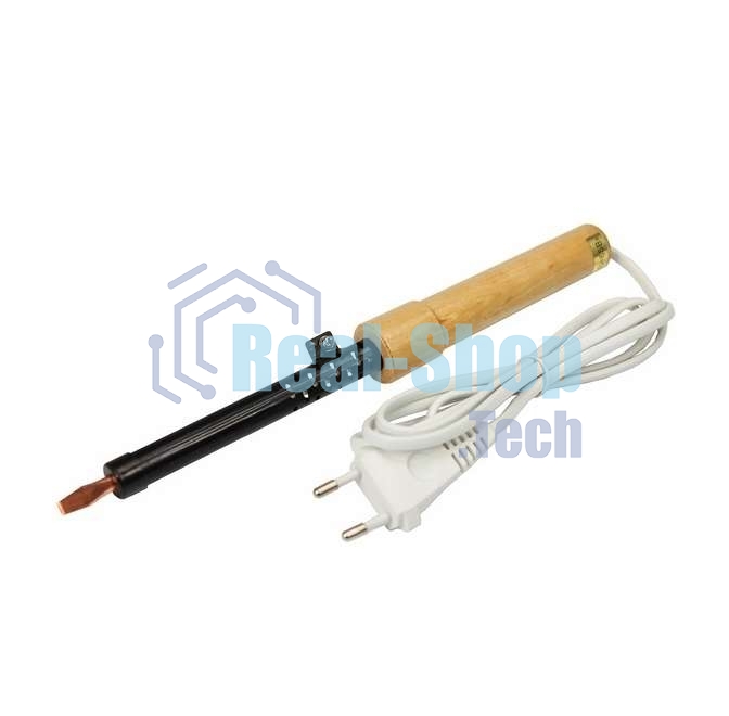 Паяльник Rexant ЭПСН 220В 100Вт дерев. ручка ПД