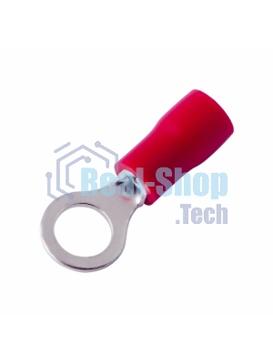 Наконечник кольцевой изолированный Rexant ø 5.3 мм 0.5-1.5 мм² (НКи 1.5-5/НКи 1,25-5) красный