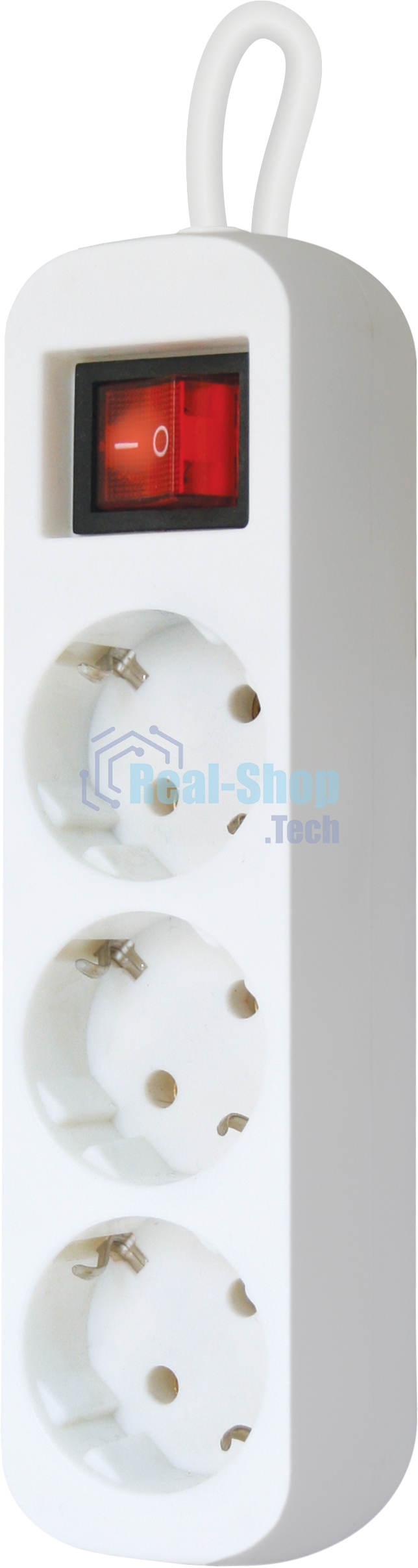 Удлинитель Defender S350 белый 5.0 м, 3 розетки 