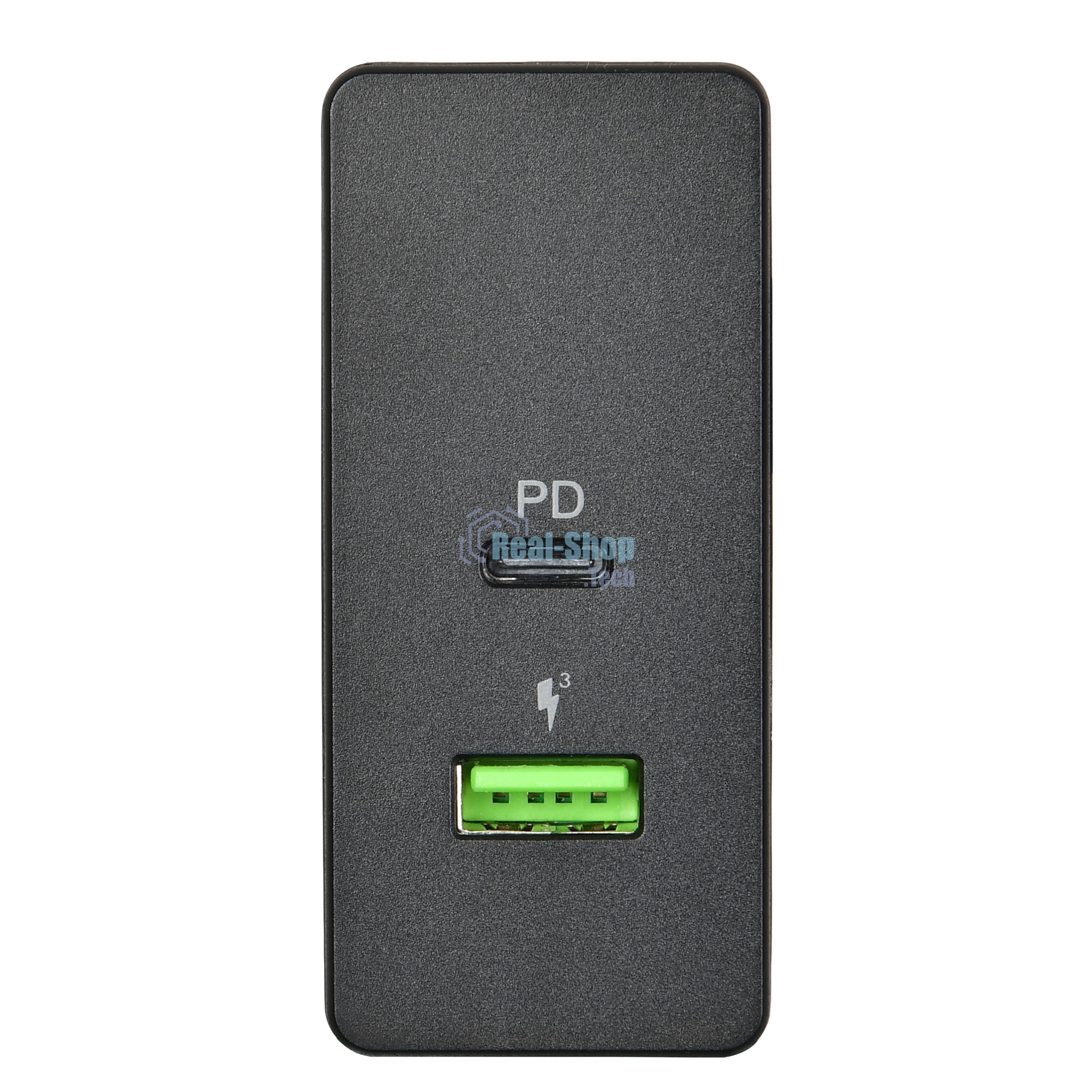 Сетевое зарядное устройство ACD-P602W-V1B 60Вт, 2xUSB 1PD+1QC, 3.6~20В/3А RTL