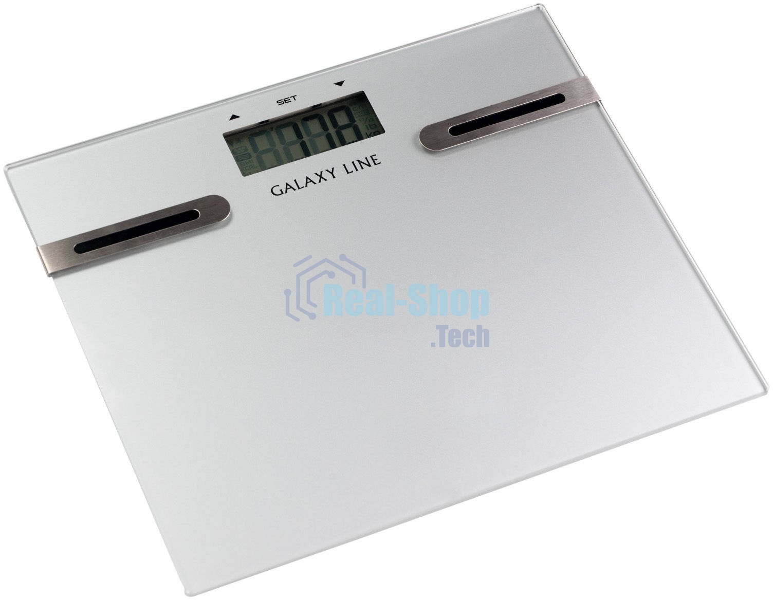 Весы напольные многофункциональные Galaxy Line GL 4855, серый, электронные, элемент питания типа 