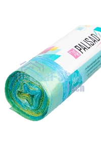 Пакеты для мусора с завязками Home Palisad 35 л x 15 шт. синие