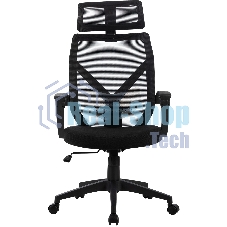 Кресло компьютерное Cactus CS-MC414-BK черный, сетка/ткань