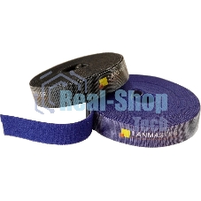 Хомут-липучка Lanmaster LAN-VCM5M-BL 5000x20 мм (упак: 1 шт) нейлон 6.6 внутри помещений синий