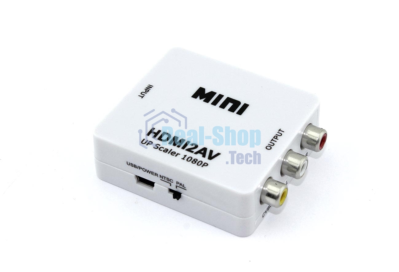 Переходник с HDMI на AV (тюльпаны)