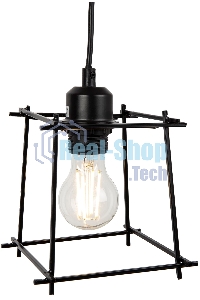 Светильник потолочный Hiper Подвес 1хЕ27х60Вт черный H046-0