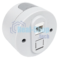 Ovivo Розетка комп. 1-местн. (RJ45 CAT6), ИксВан (xONE), белый, 406-010000-229